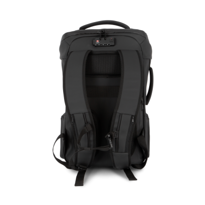 Waterproof anti-theft bag with helmet holder